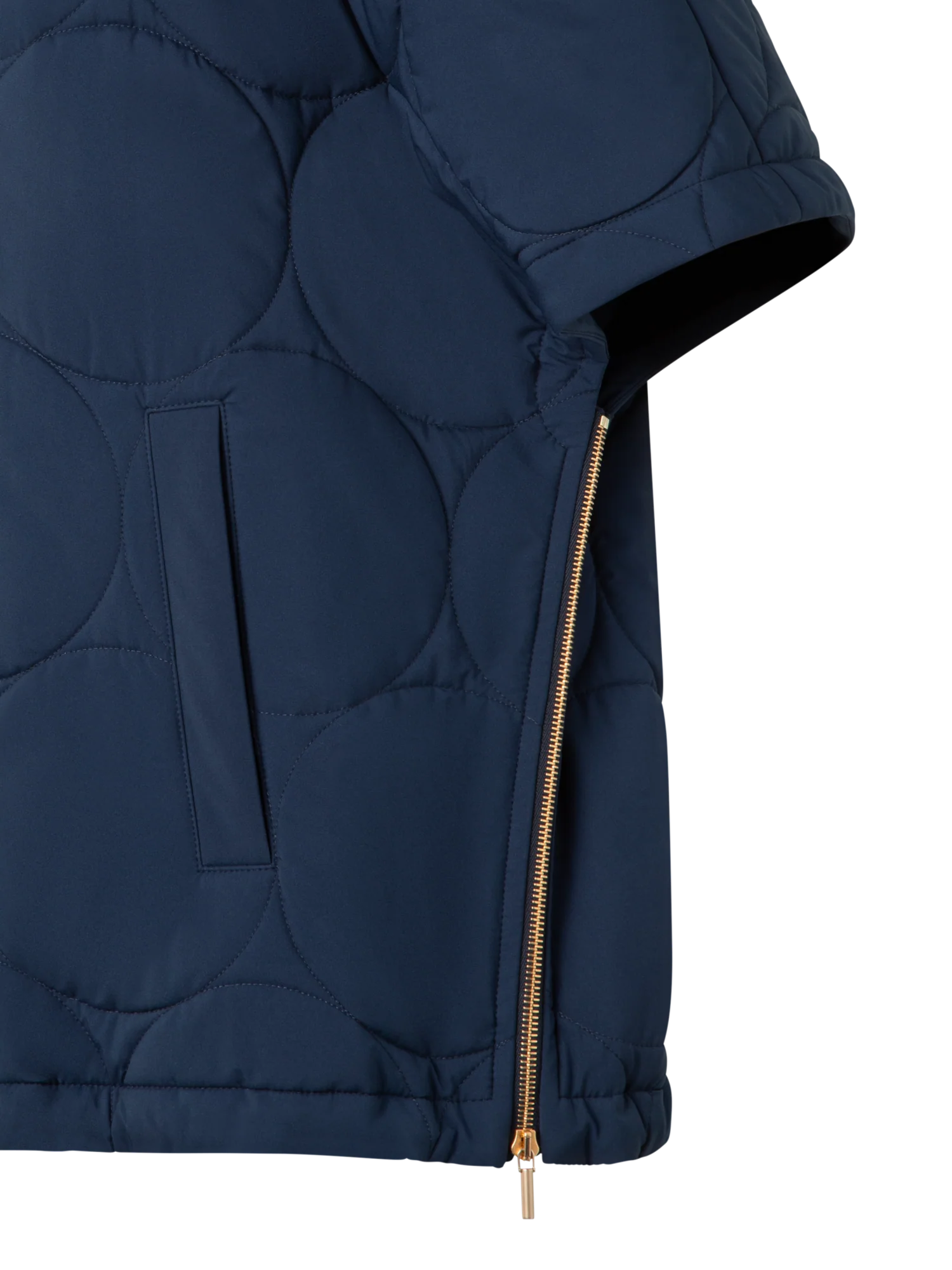 A-Line Puffer Jacket in Dot Quilt - Image 3