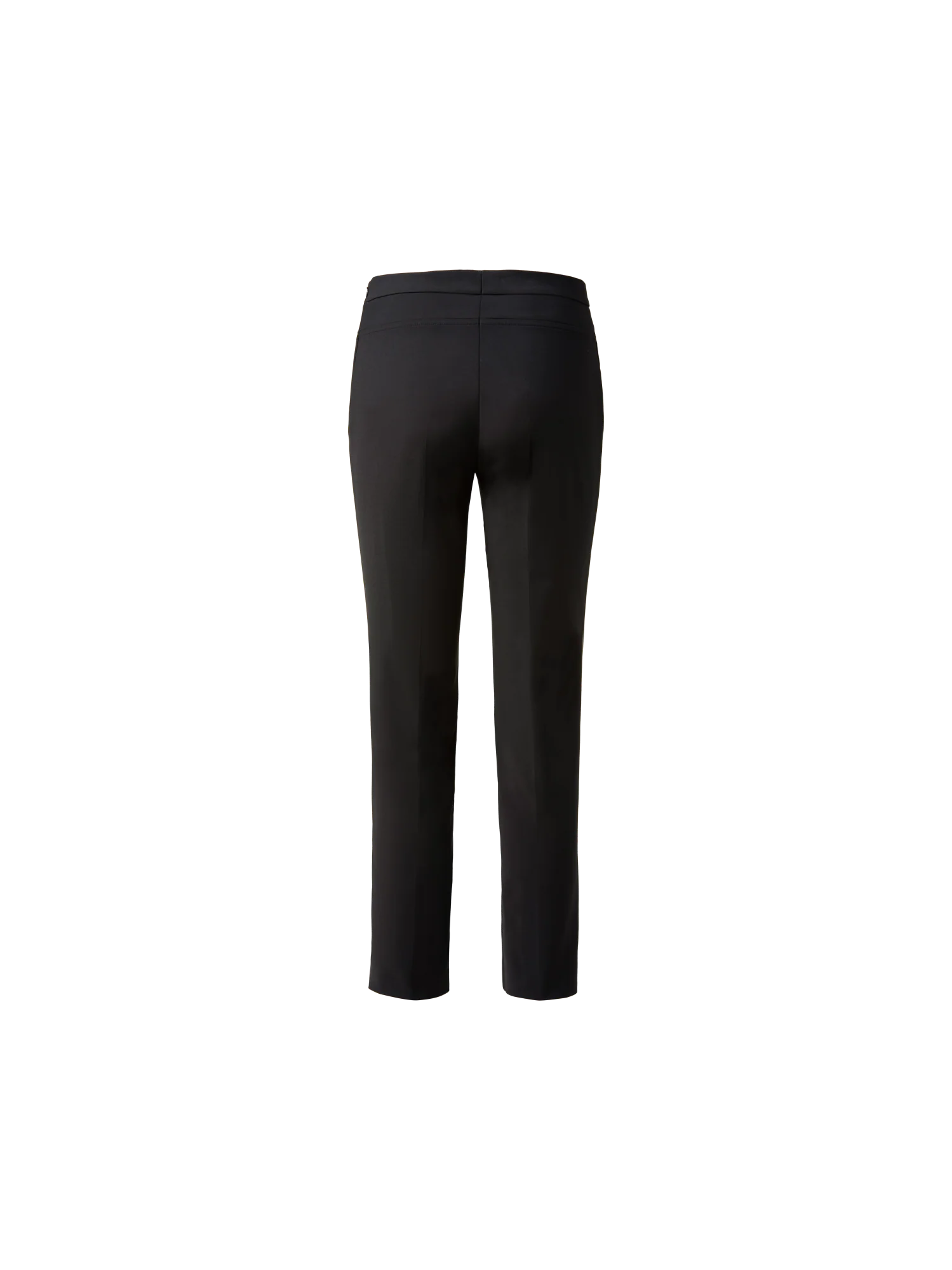 Slim Ankle-Length Cotton Techno Stretch Pants - Image 3