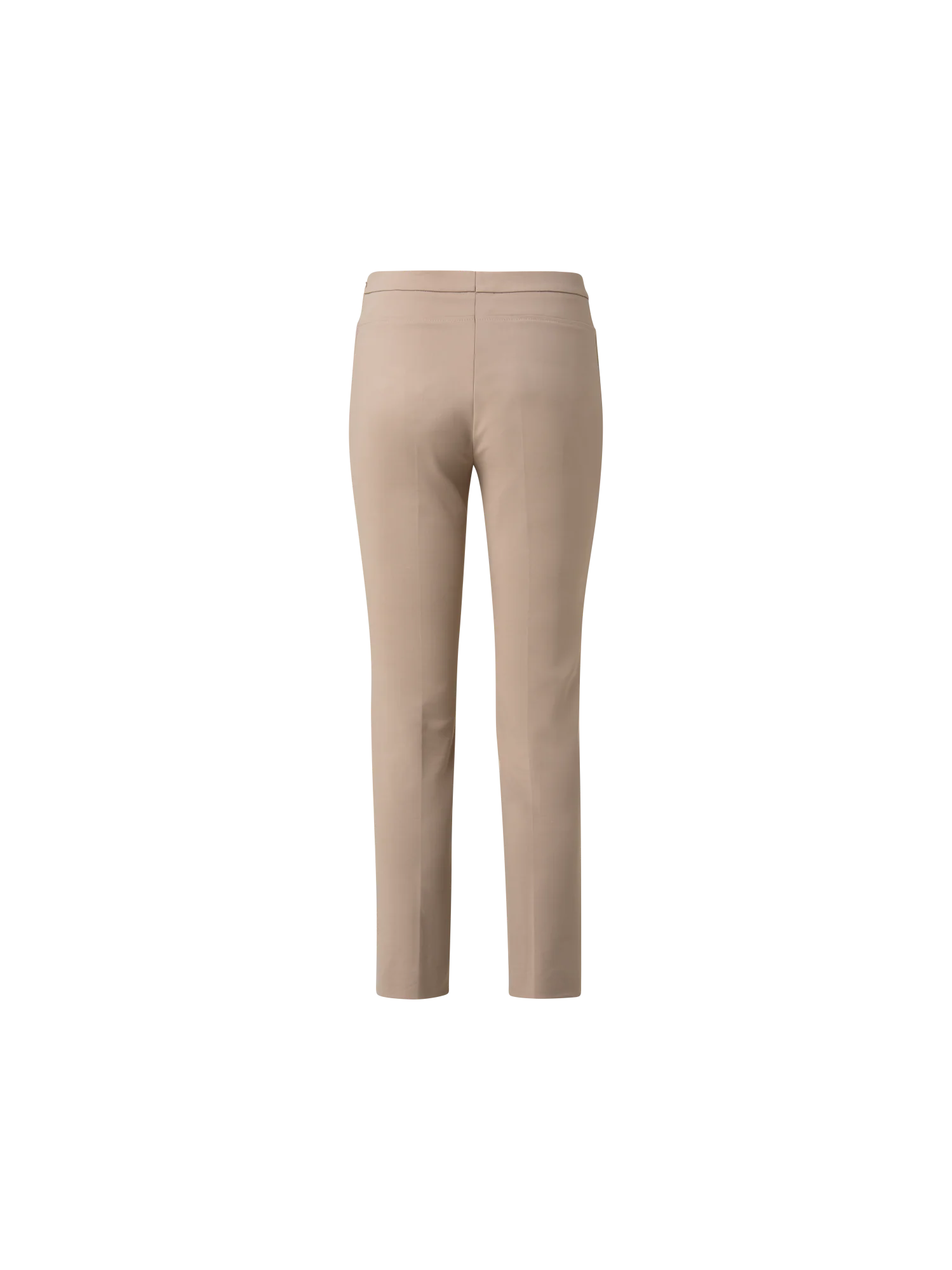 Slim Ankle-Length Cotton Techno Stretch Pants - Image 4