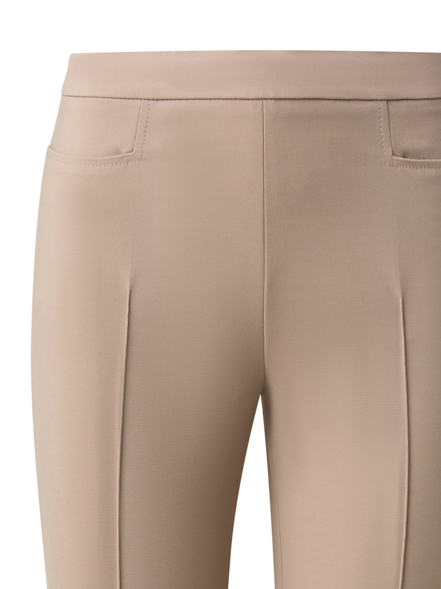 Slim Ankle-Length Cotton Techno Stretch Pants - Image 5
