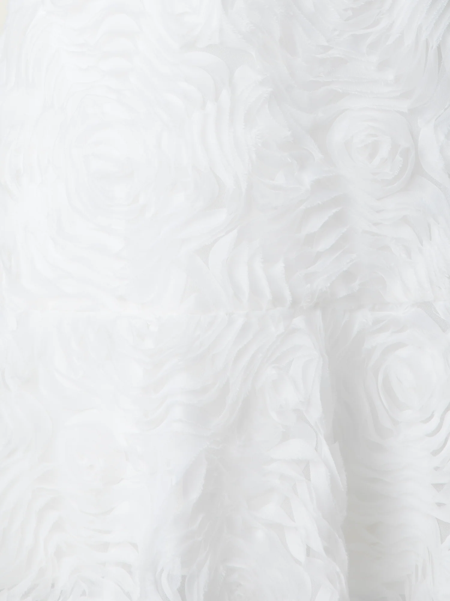 Cocktail Dress with 3D Carnation Embroidery - Image 5