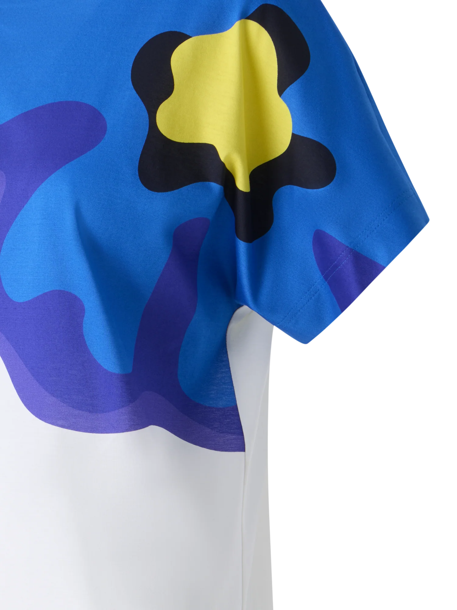 Cotton T-Shirt with Pop Dot Flower - Image 3