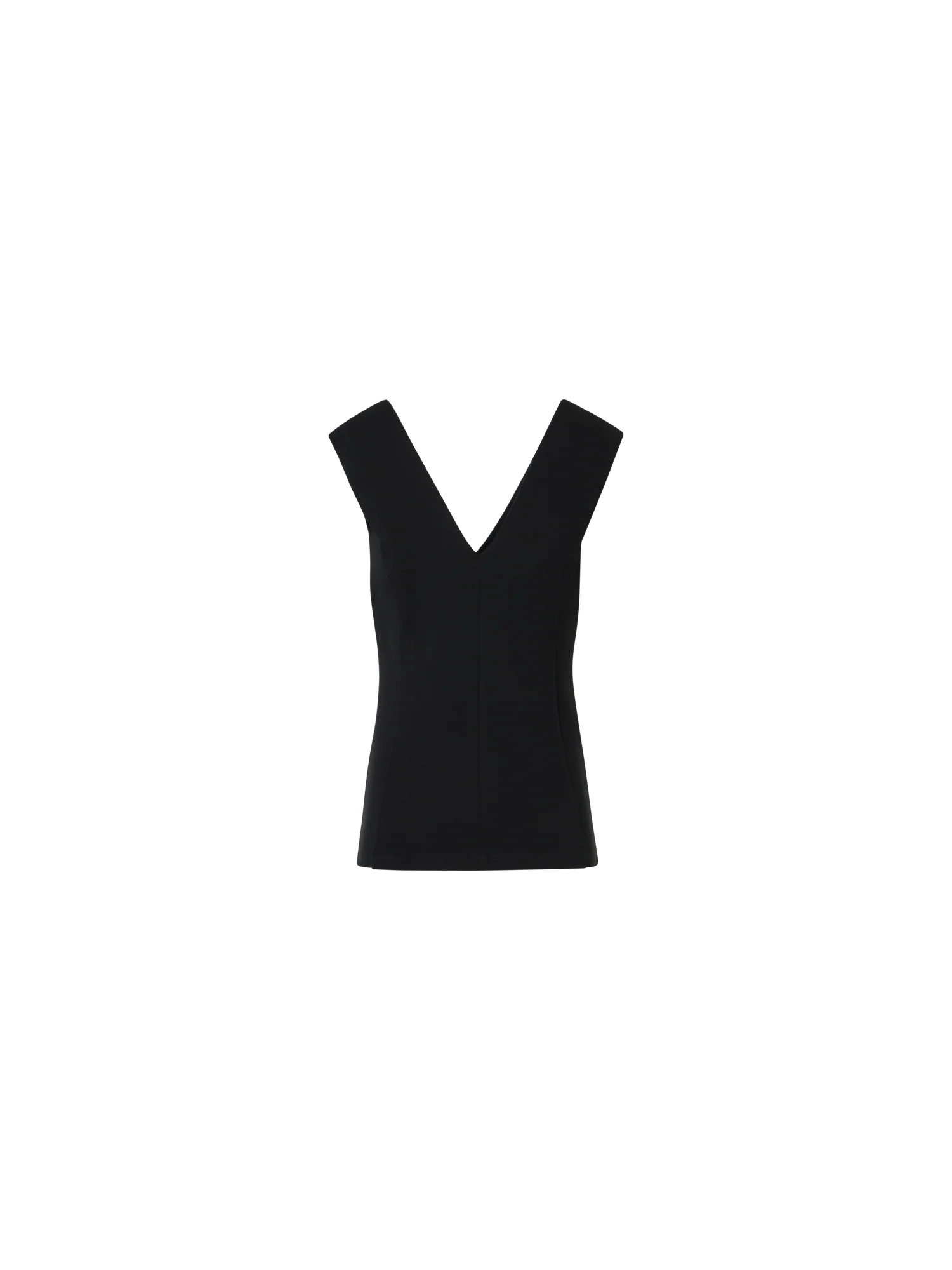 V-Neck Top in Signature Jersey - Image 3