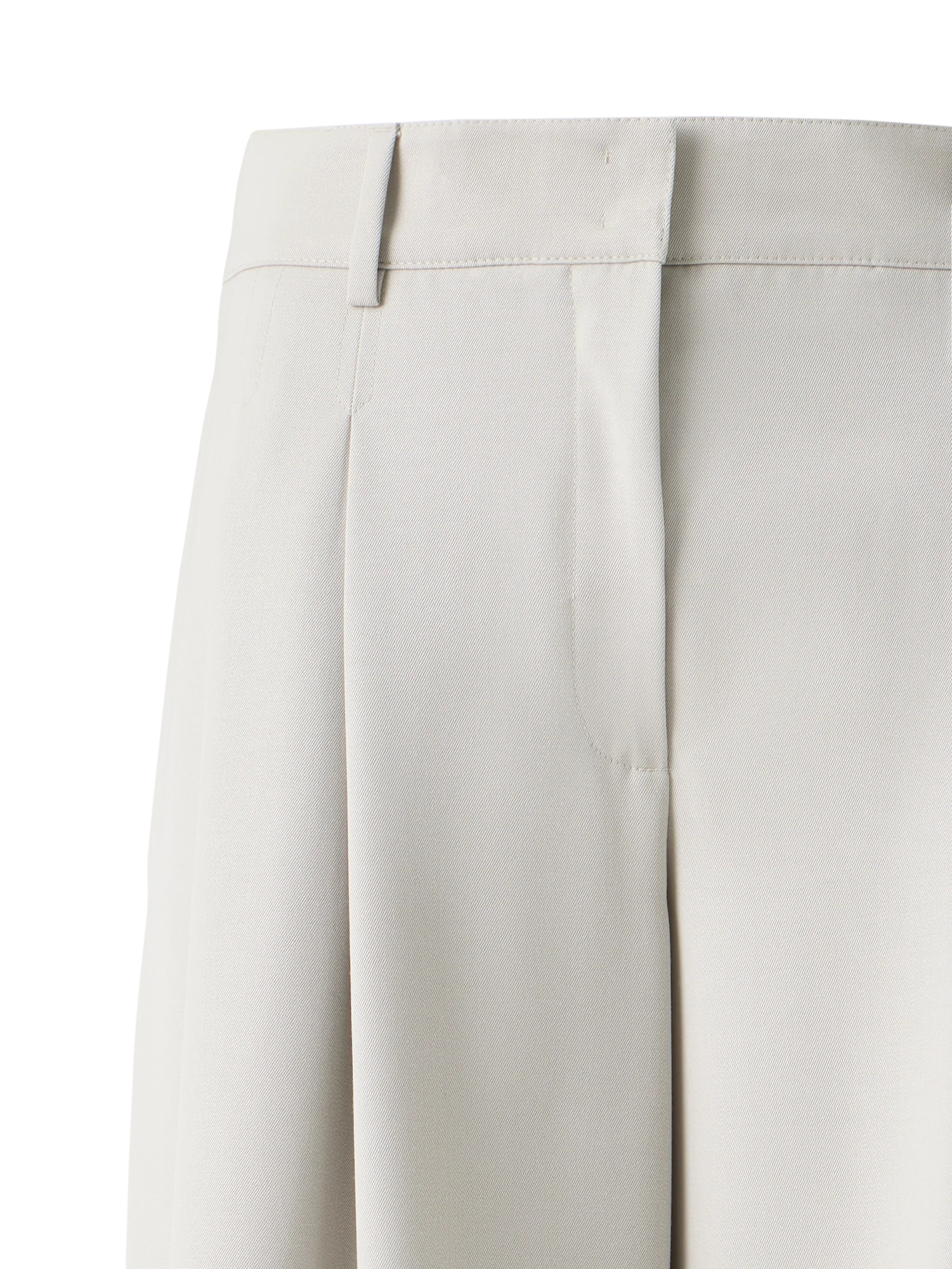 Wool Gabardine Wide-Leg Pants - Image 3