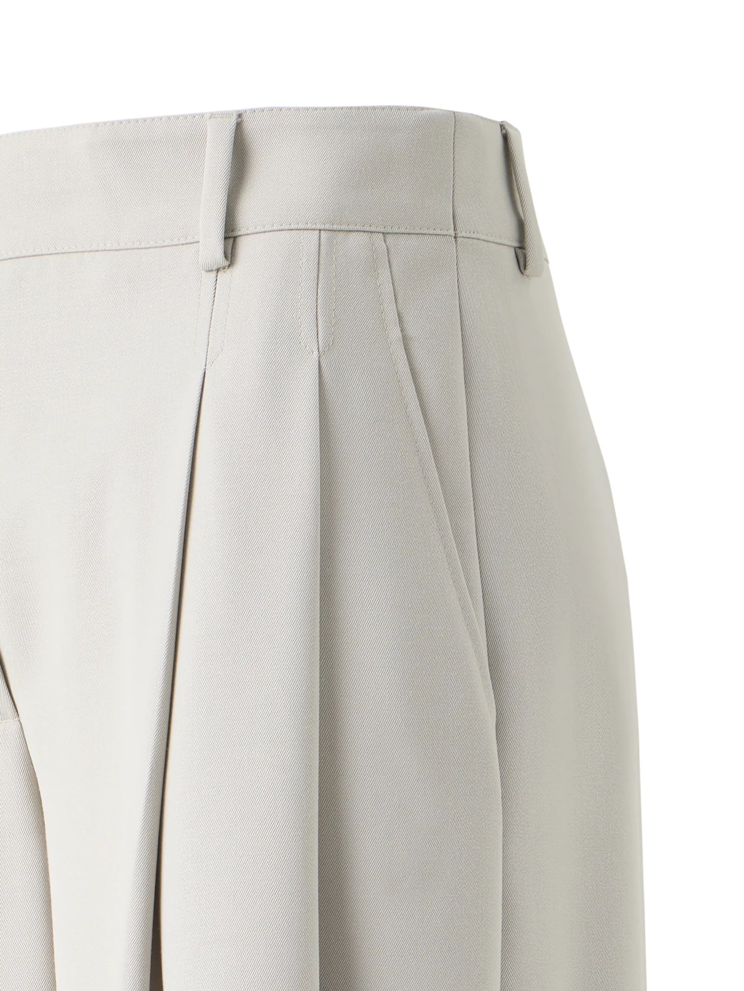 Wool Gabardine Wide-Leg Pants - Image 4