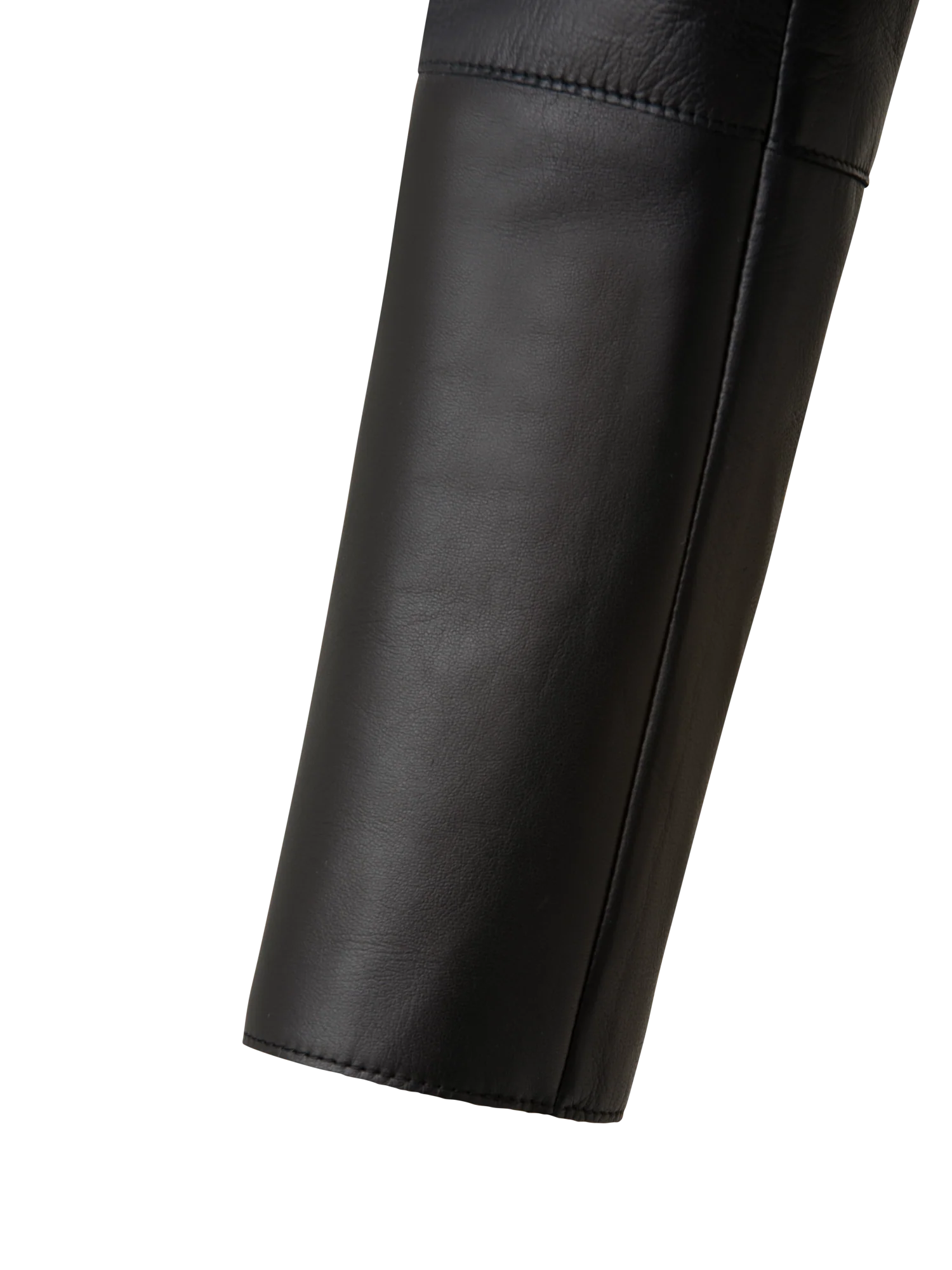 Cropped Leather Jacket - Image 6