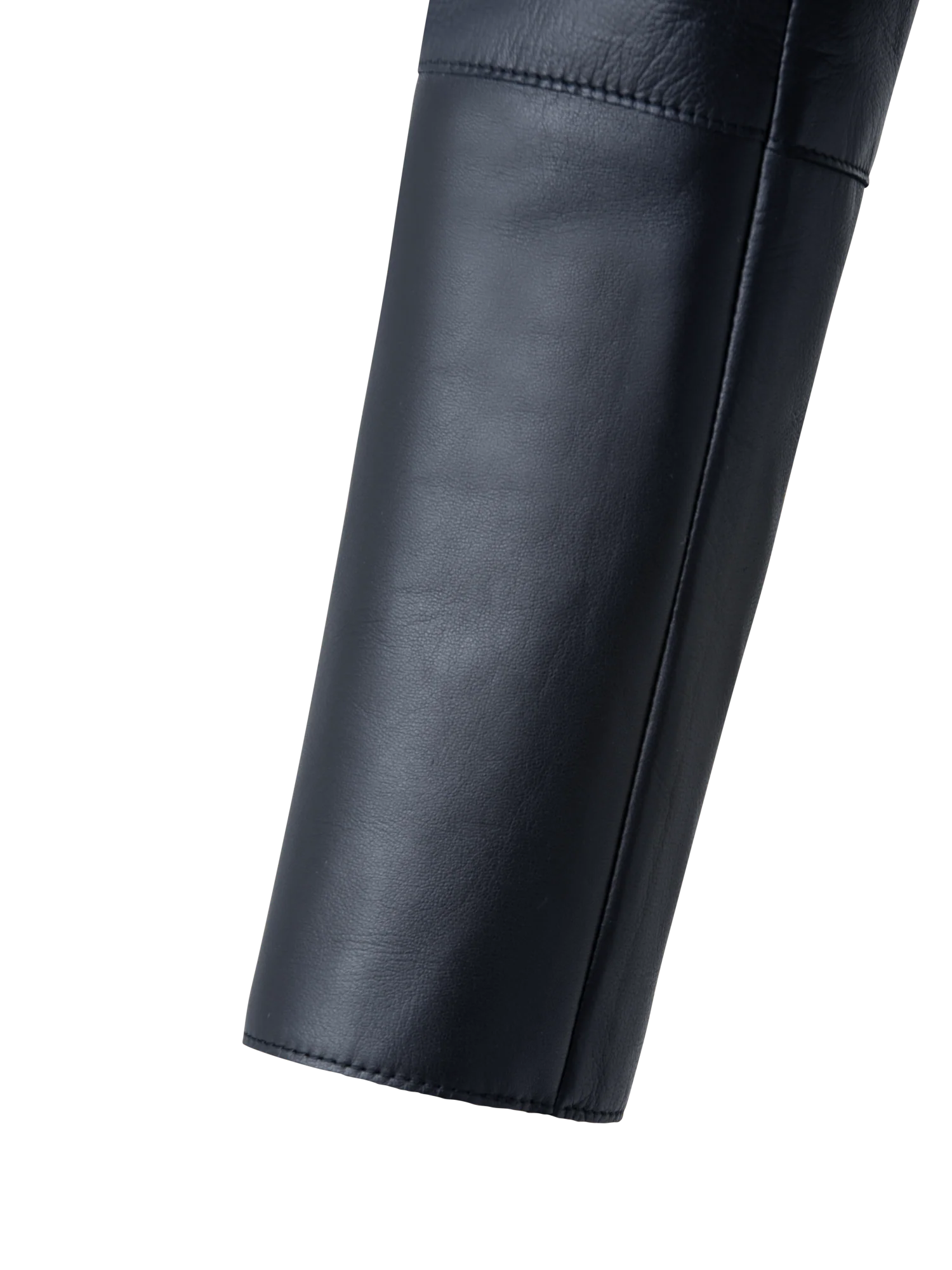 Cropped Leather Jacket - Image 6