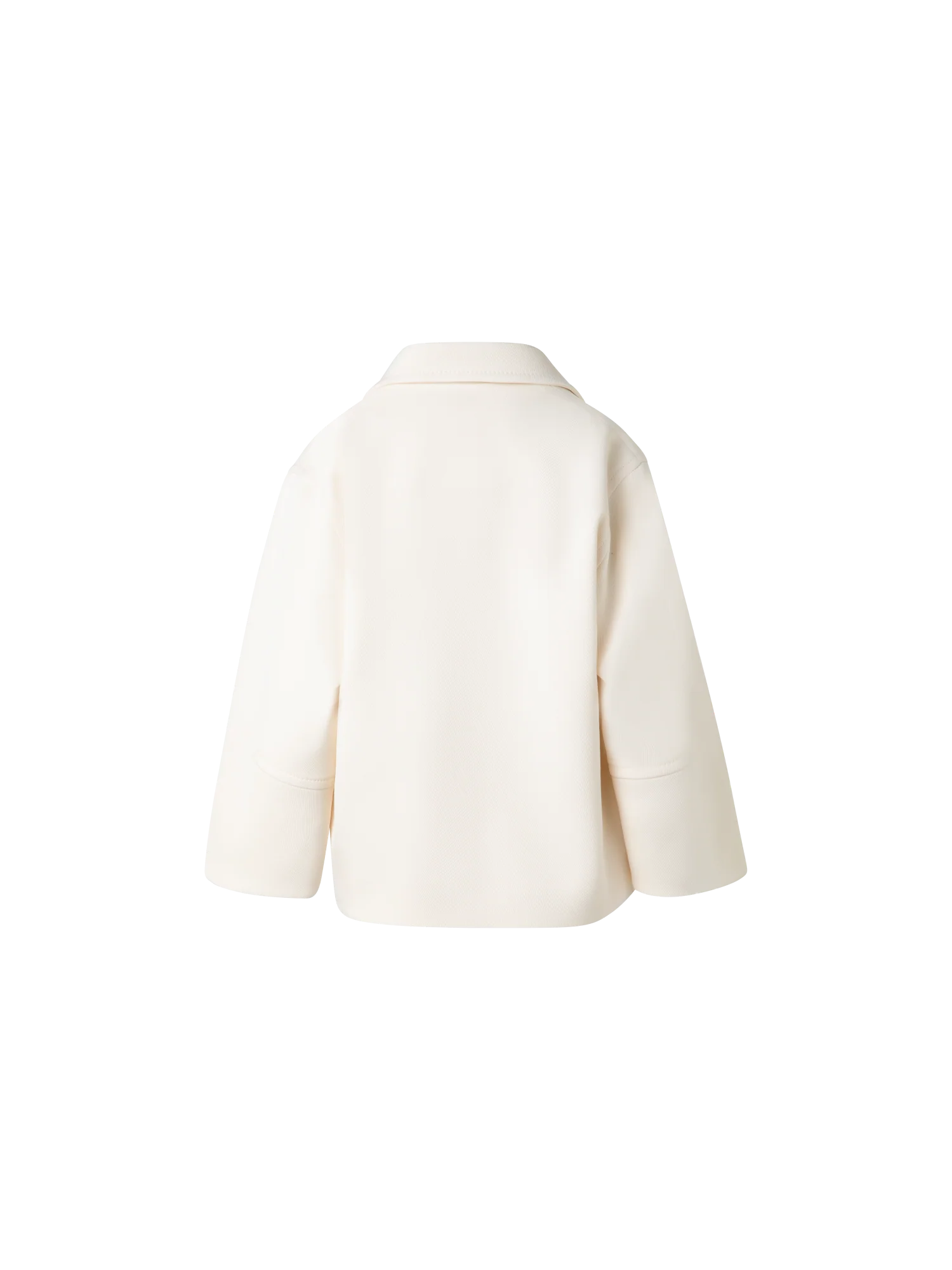 Double-Breasted Wool Pea Coat - Image 4