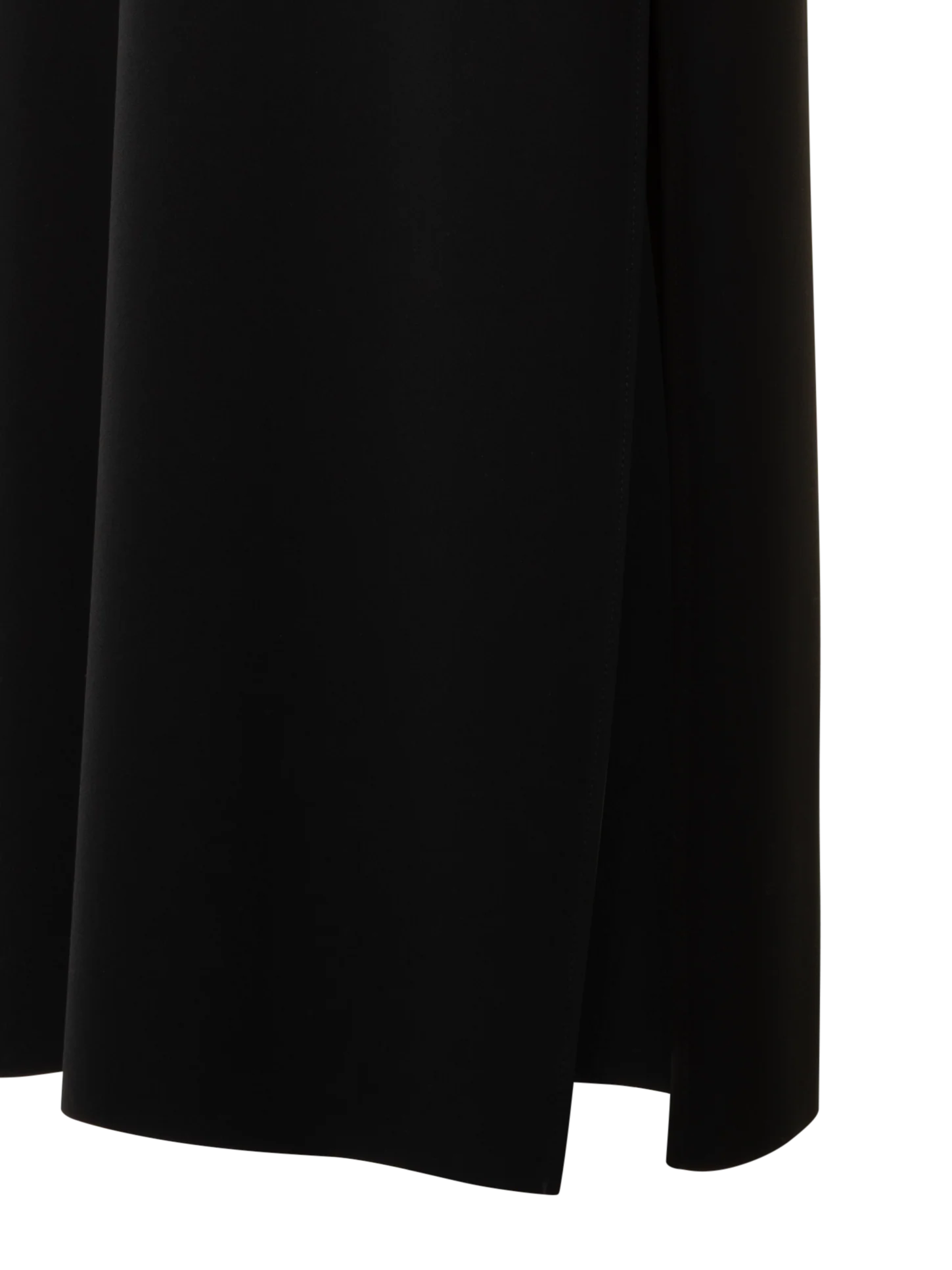 Laser Cut Midi Dress with Off-shoulder Drape - Image 3