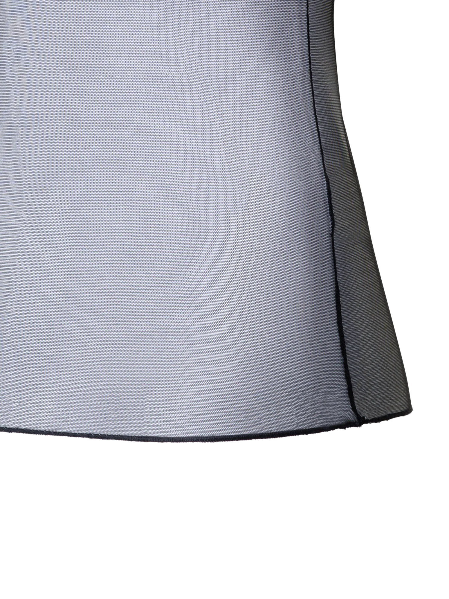 Long Sleeve Sheer Mesh Layering Top - Image 4