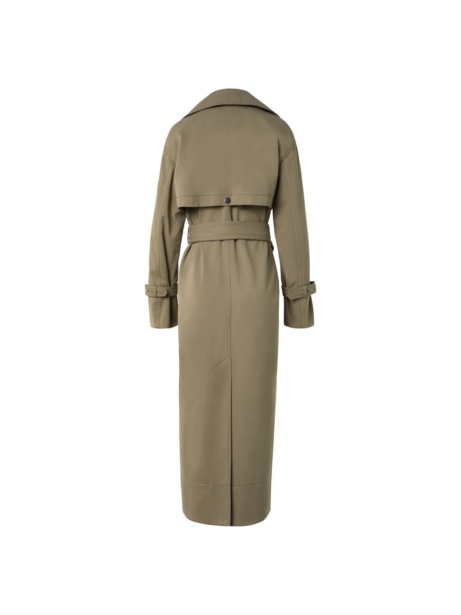 Long Water Repellent Maxi Trench Coat - Image 4