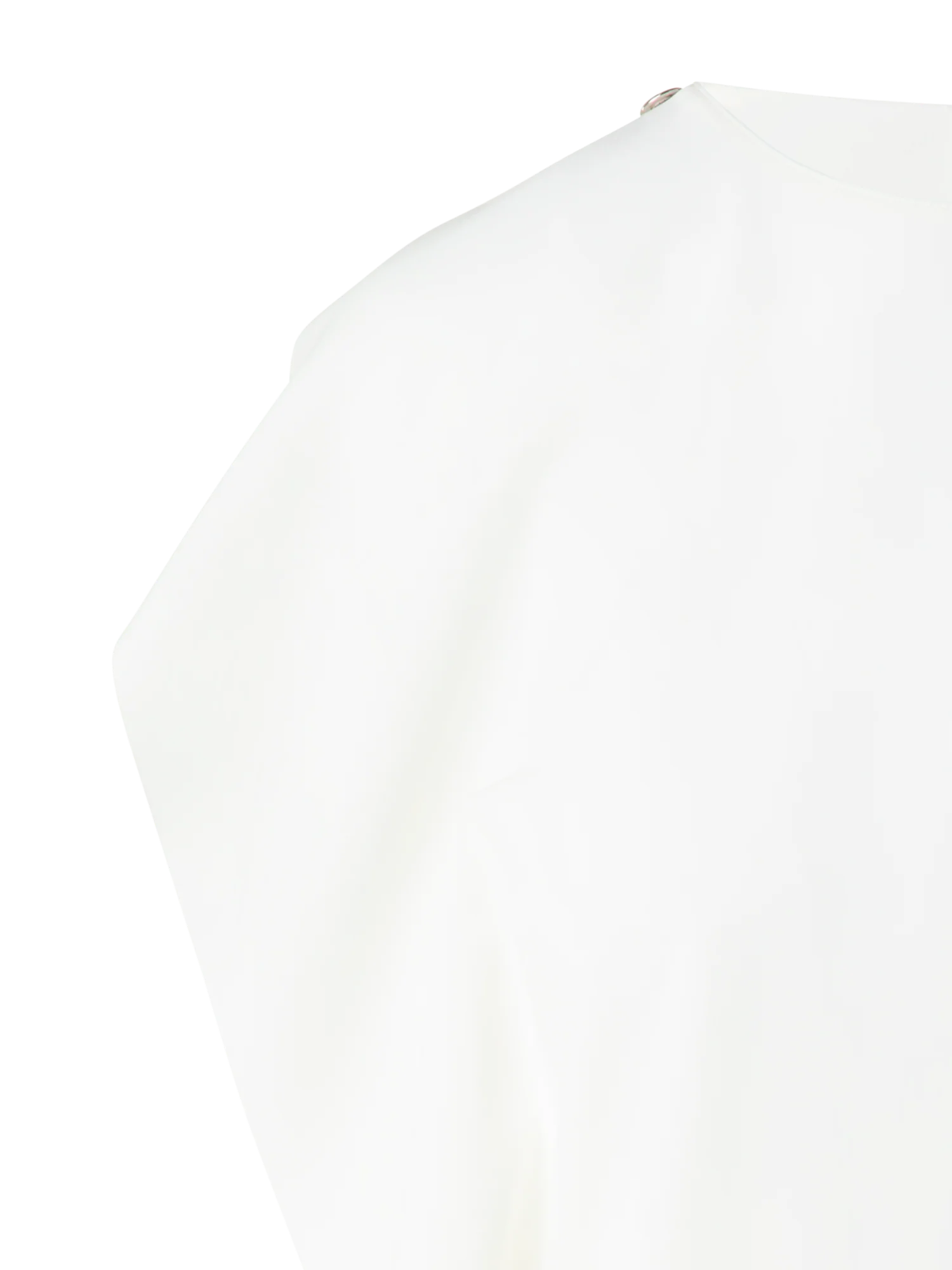 Off-Shoulder Draped Laser Cut Blouse - Image 5