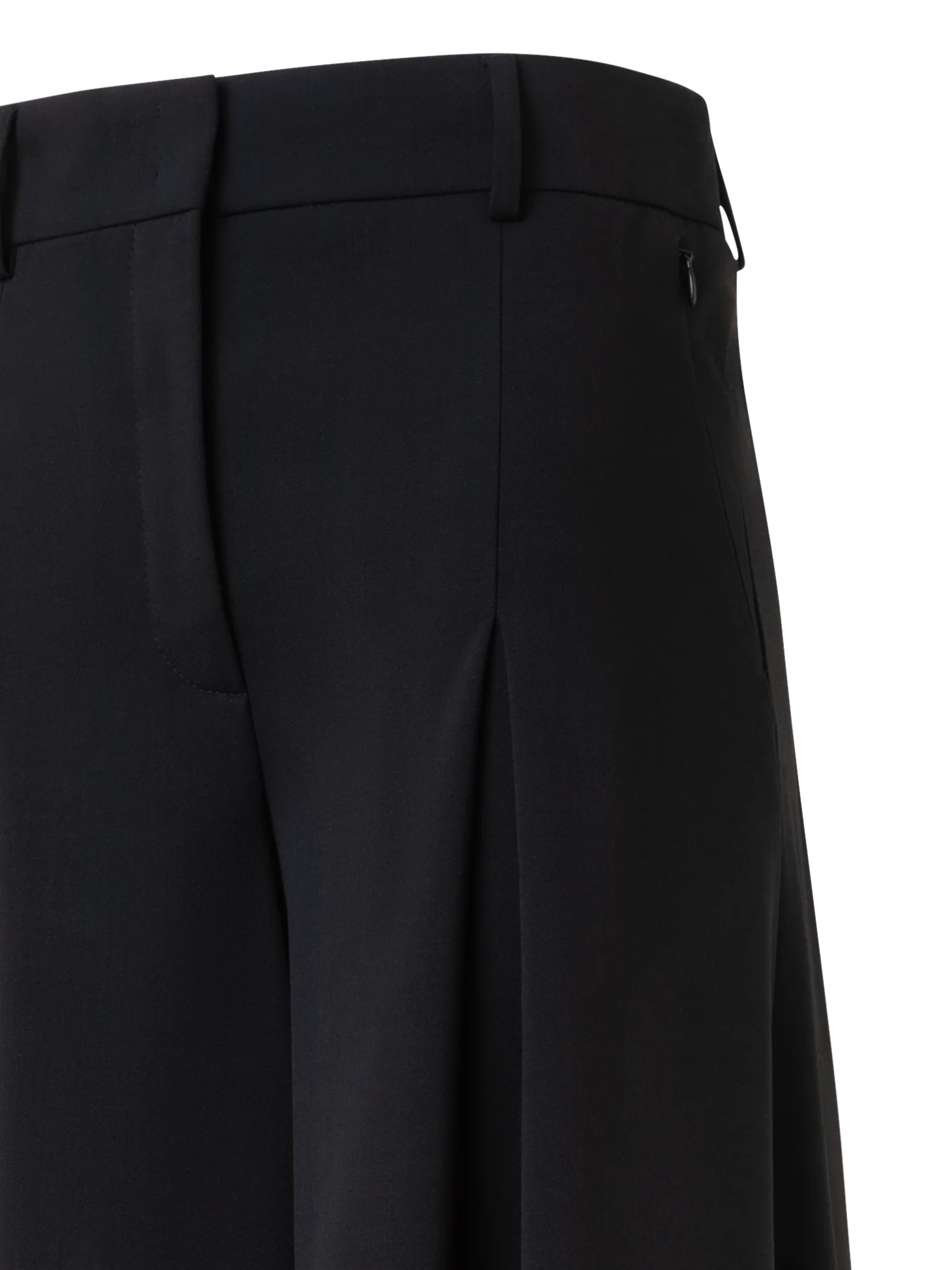 Extra Wide Palazzo Wool Stretch Twill Pants - Image 3