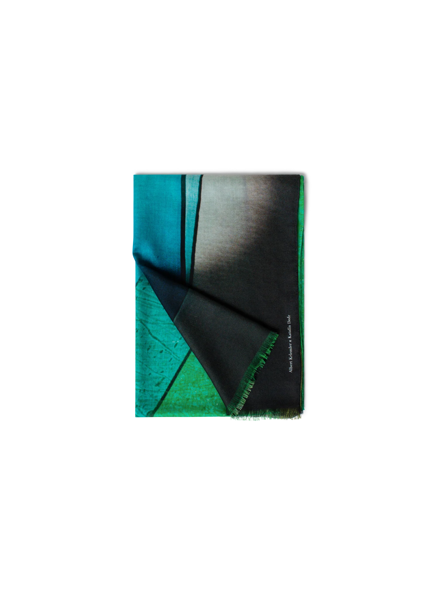 Cashmere Silk Mimosa Liquid Light Print Scarf - Image 3