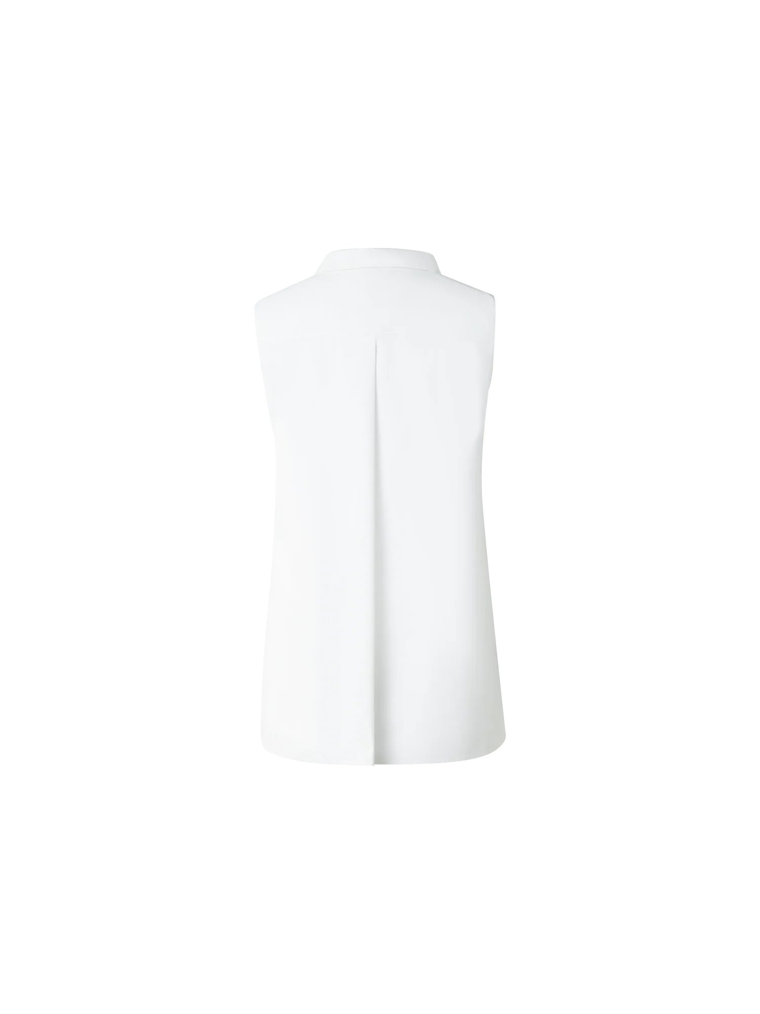 Sleeveless Cotton Tie Knot Blouse - Image 4