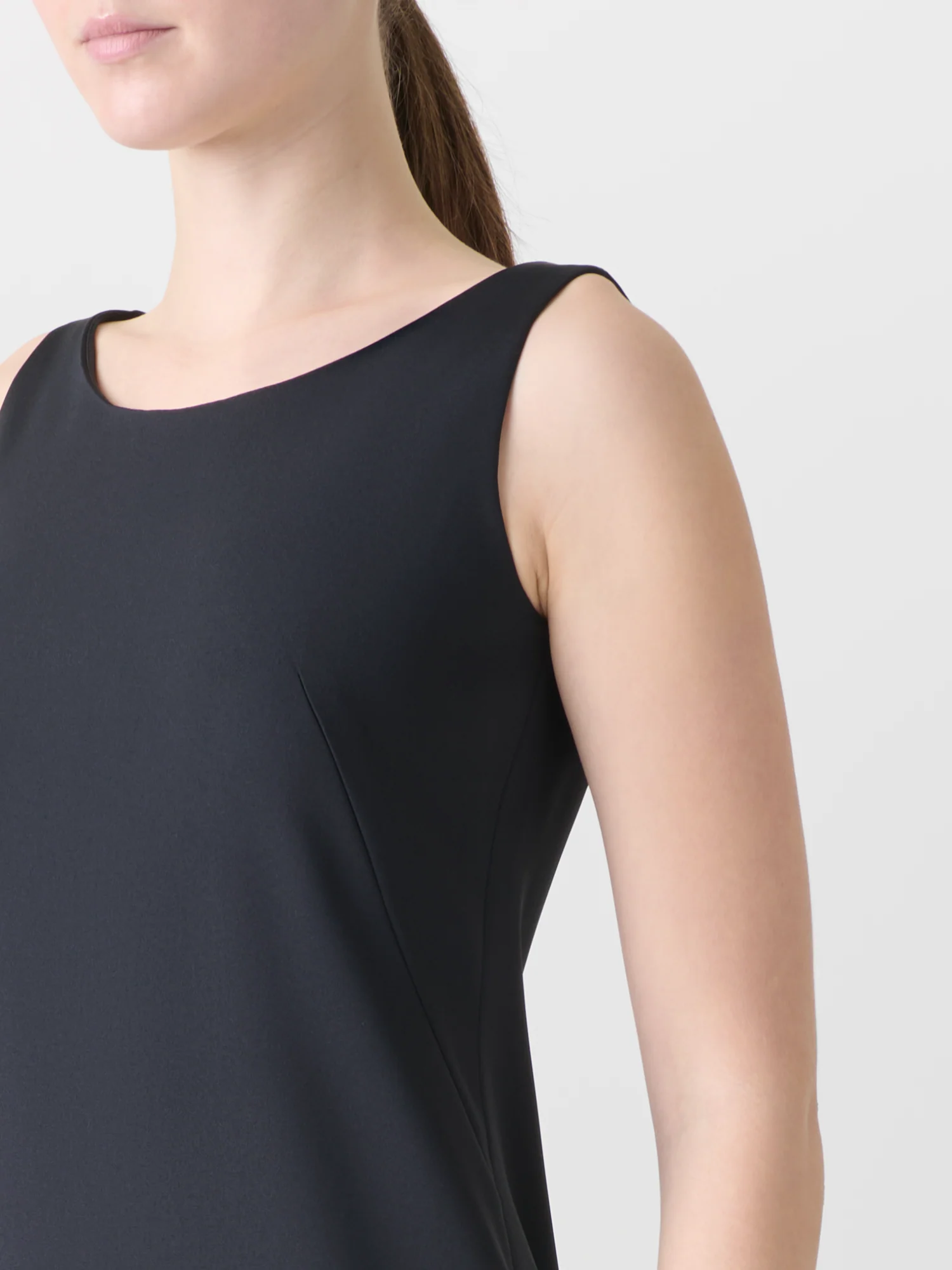 Silk Crêpe Stretch Sheath Dress - Image 4