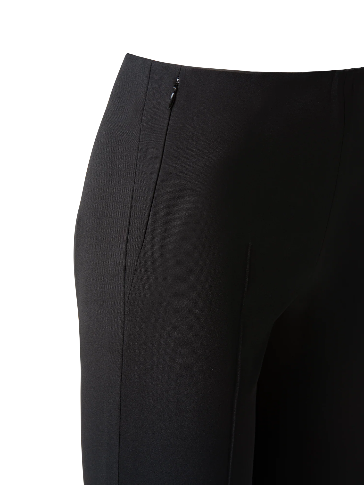 Slim Silk Stretch Crêpe Pants - Image 4