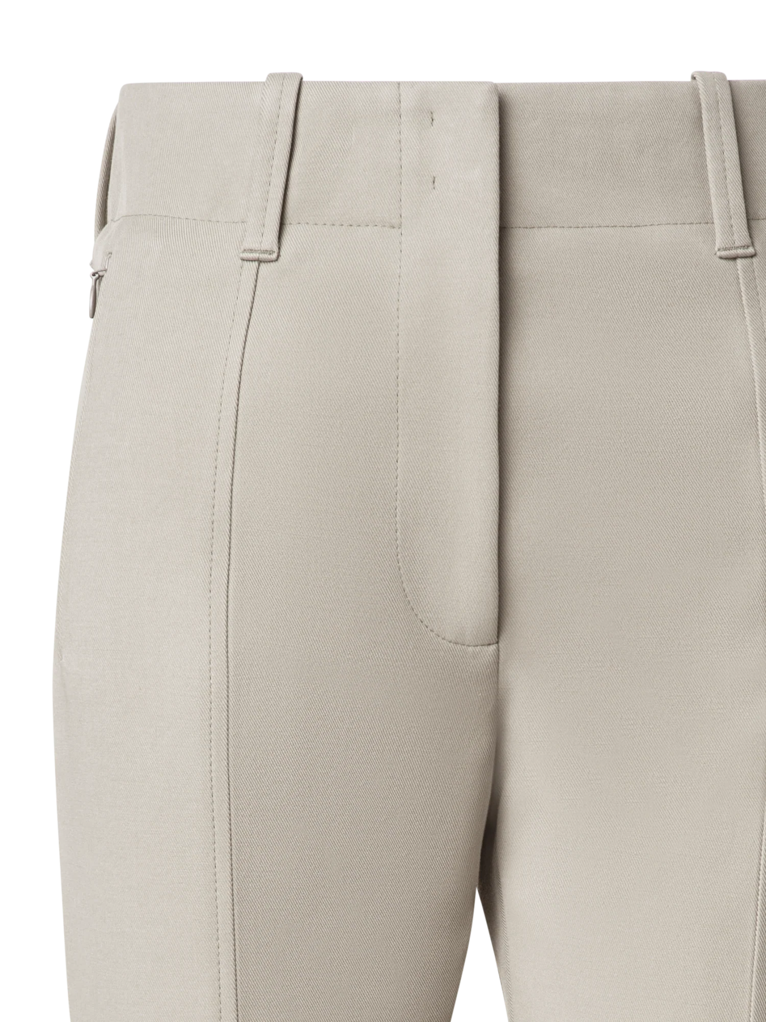 Slim Cotton Wool Gabardine Pants - Image 4
