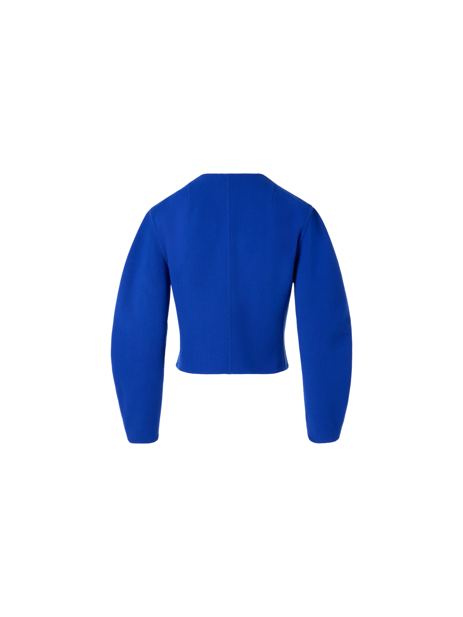 Harriet Short Fitted Jacket in Wool Double-Face - Image 3