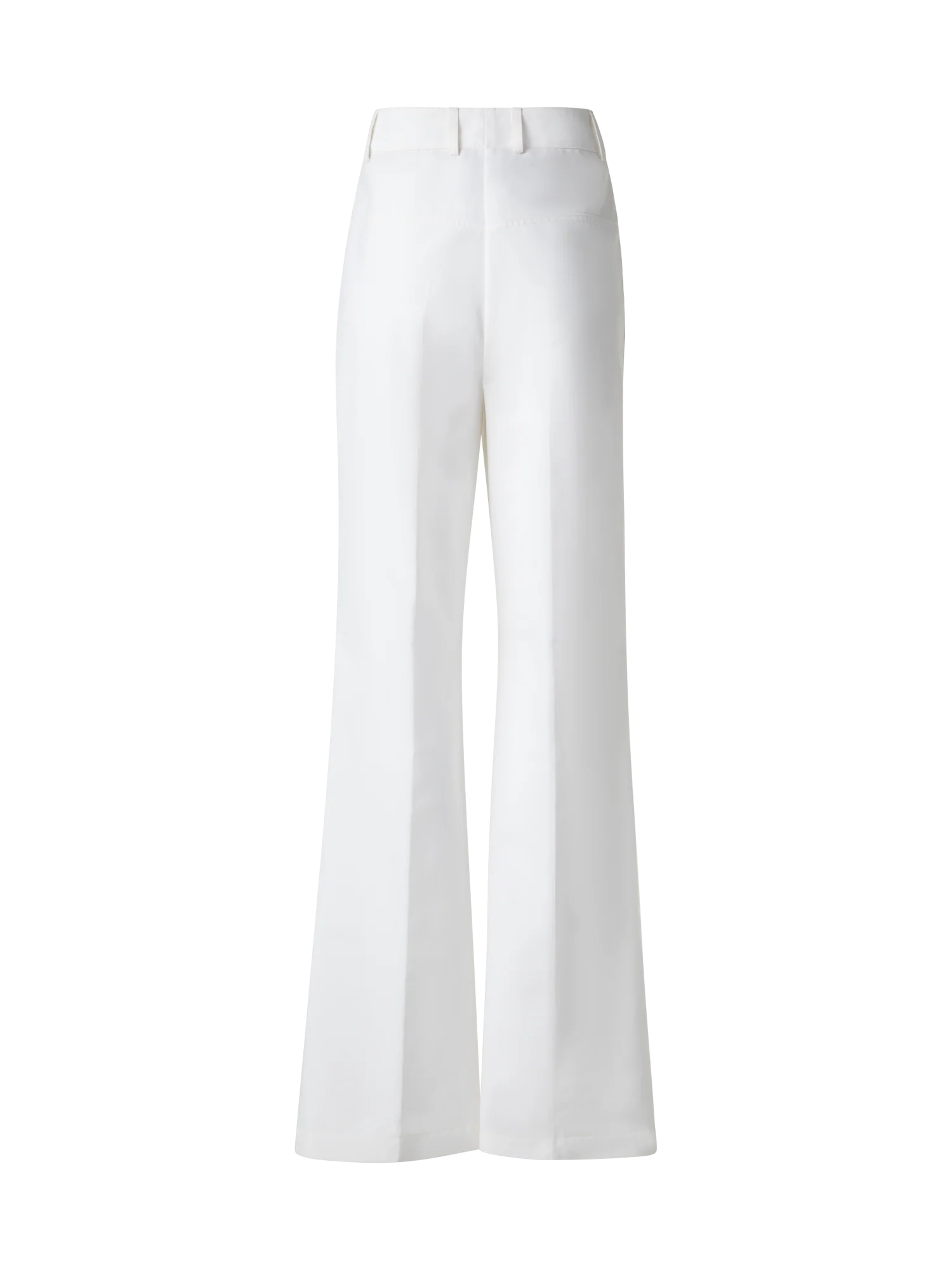 Wide Straight Cotton Stretch Pants - Image 4