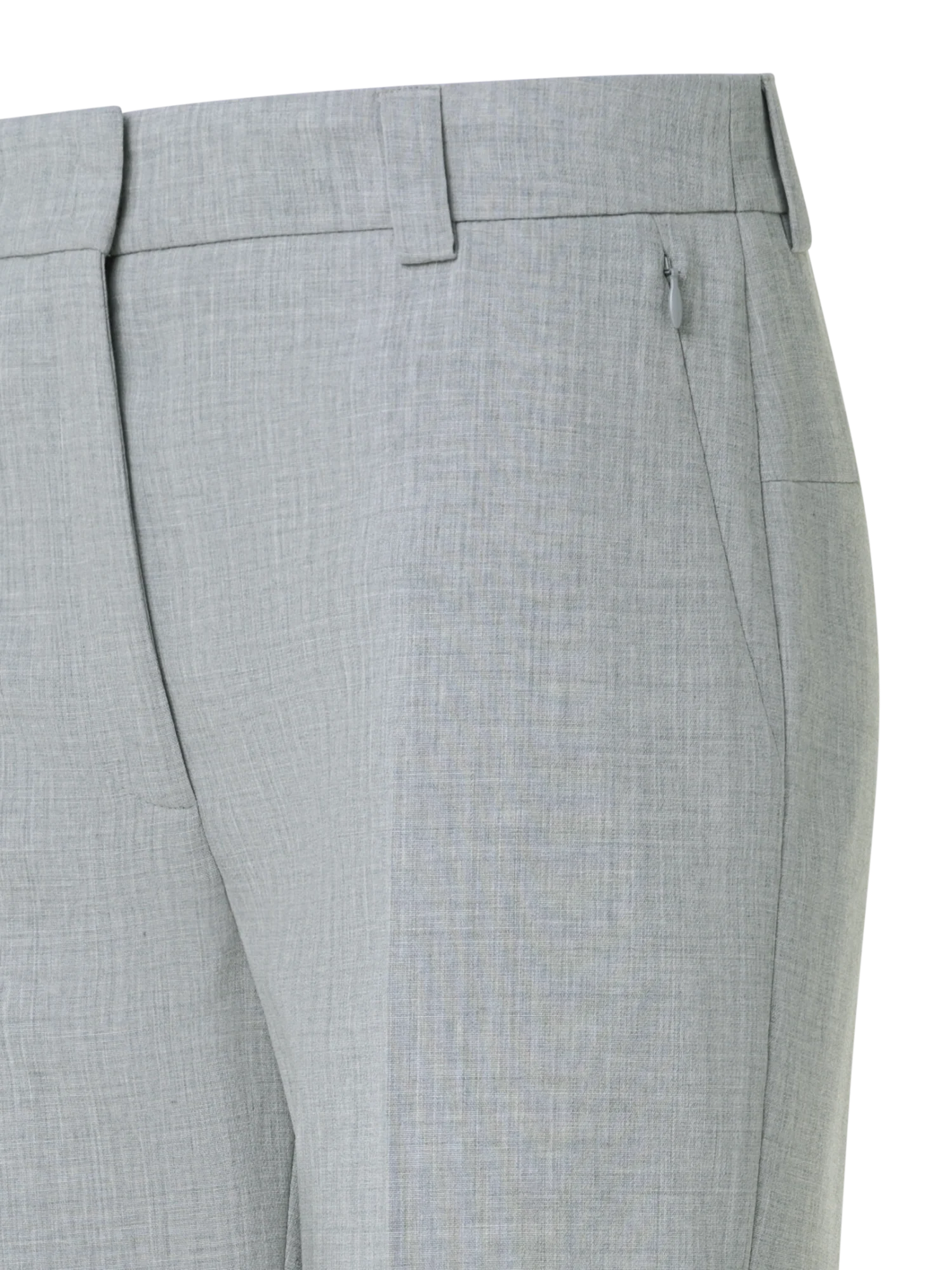 Cropped Tapered Wool Double-Face Pants - Image 3