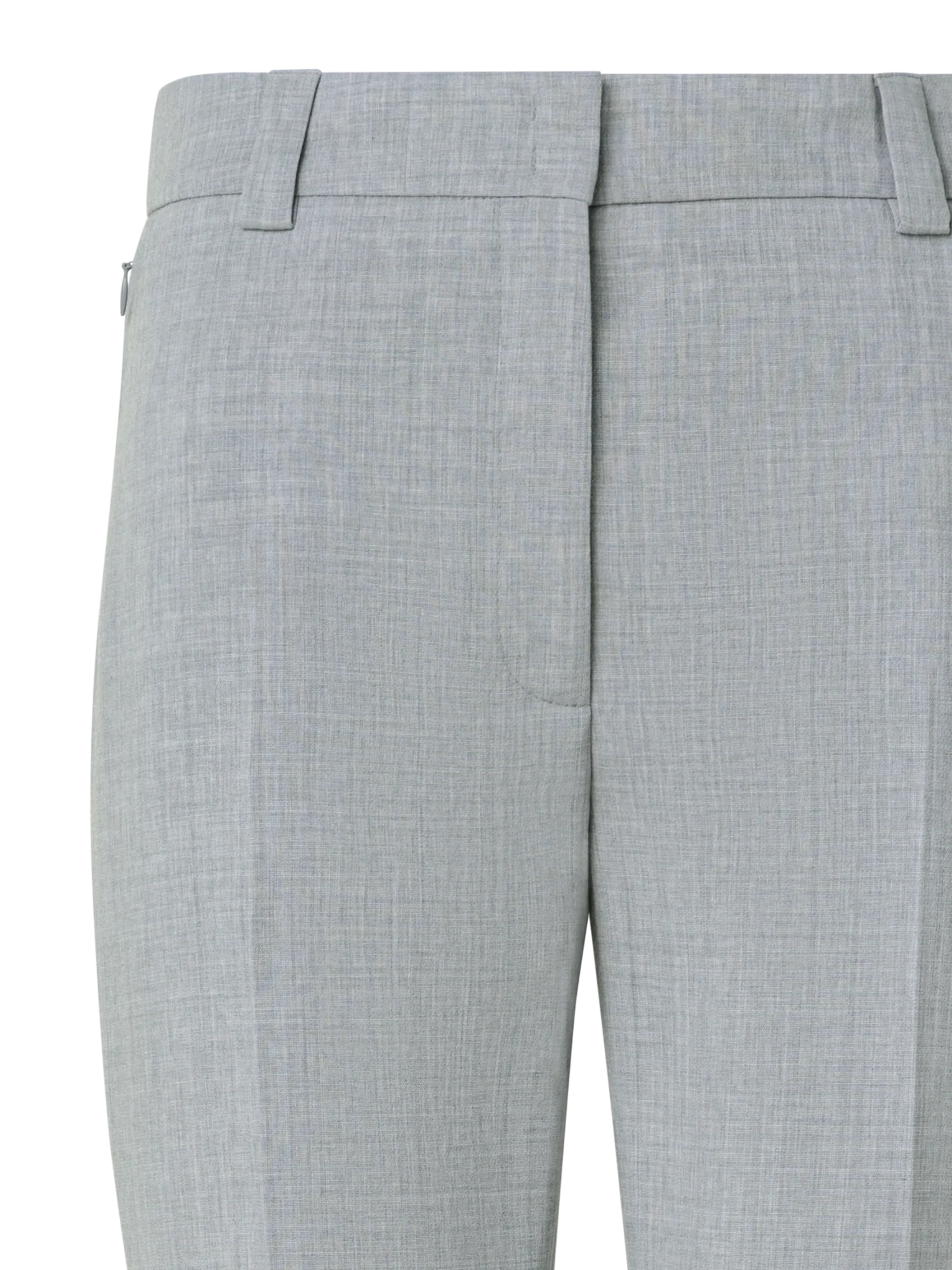 Cropped Tapered Wool Double-Face Pants - Image 4